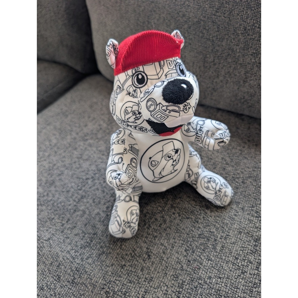 Color A Buc-ee Beaver 10" Stuffed Animal Doodle Beaver Bucees